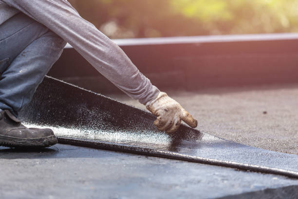 Professional Vapor Barrier Installation technician working in Neshanic Station, NJ